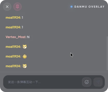 OpenBLive Studio 独立弹幕小窗