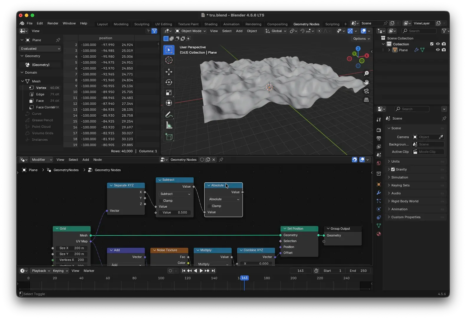 Separate XYZ node and Math nodes