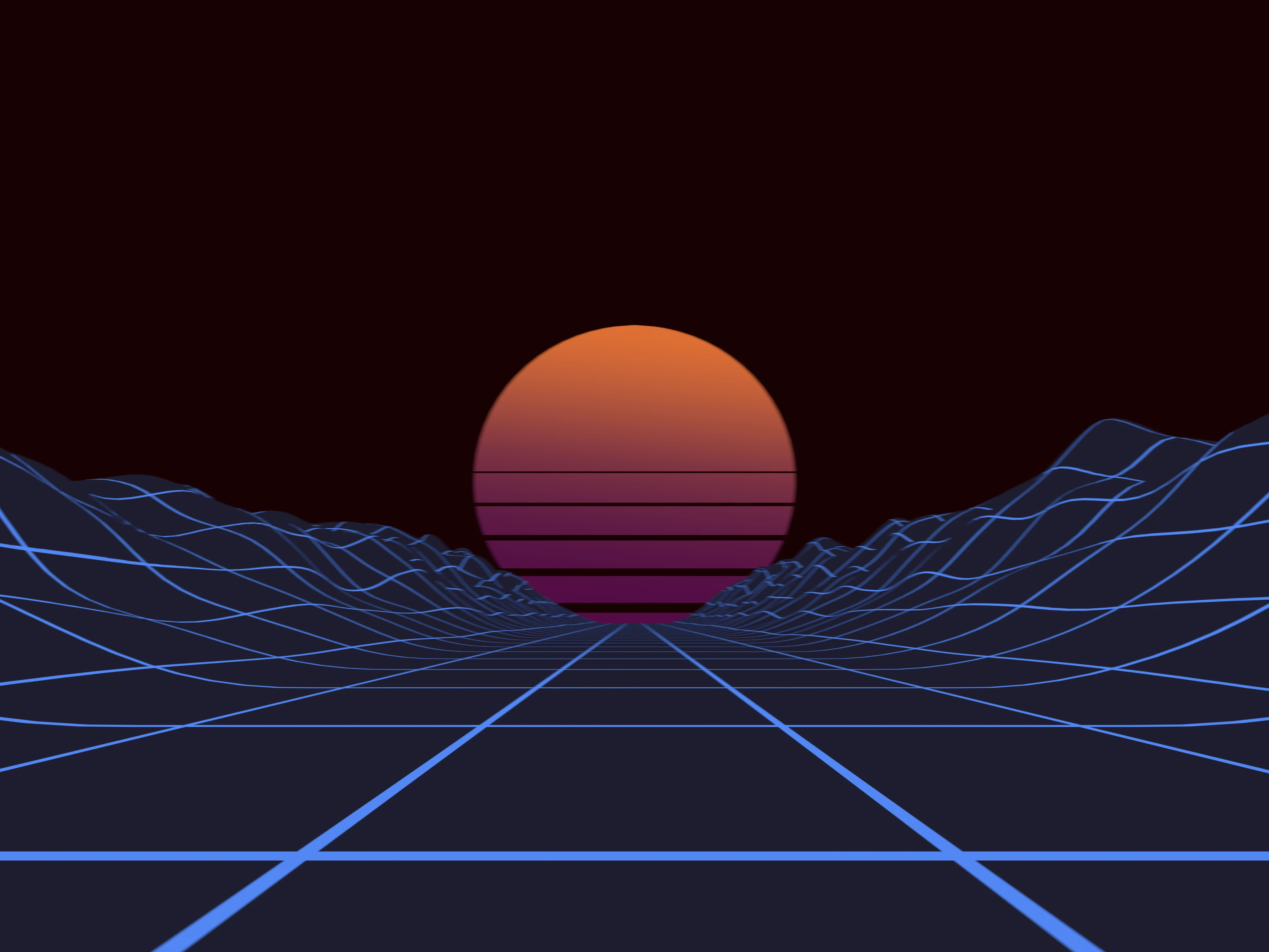 Synthwave Background
